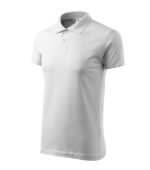Tricou polo pentru bărbaţi - Single J. 202 - alb - MALFINI®