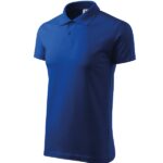 Tricou polo pentru bărbaţi - Single J. 202 - albastru regal - MALFINI®