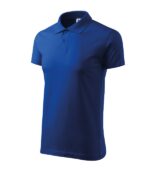 Tricou polo pentru bărbaţi - Single J. 202 - albastru regal - MALFINI®