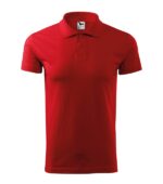 Tricou polo pentru bărbaţi - Single J. 202 - roşu - MALFINI®