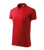 Tricou polo pentru bărbaţi - Single J. 202 - roşu - MALFINI®