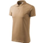 Tricou polo pentru bărbaţi - Single J. 202 - nisip - MALFINI®