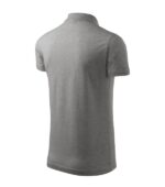 Tricou polo pentru bărbaţi - Single J. 202 - gri închis - MALFINI®