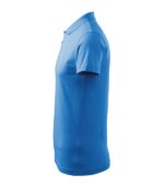 Tricou polo pentru bărbaţi - Single J. 202 - albastru azuriu - MALFINI®