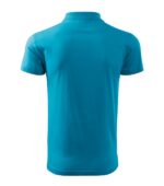 Tricou polo pentru bărbaţi - Single J. 202 - turcoaz - MALFINI®