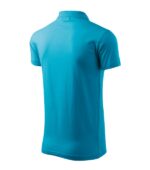 Tricou polo pentru bărbaţi - Single J. 202 - turcoaz - MALFINI®