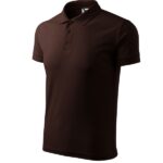 Tricou polo pentru bărbaţi - Pique Polo 203 - cafea - MALFINI®