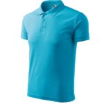 Tricou polo pentru bărbaţi - Pique Polo 203 - turcoaz - MALFINI®
