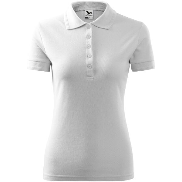 Tricou polo pentru damă - Pique Polo 210 - alb - MALFINI®