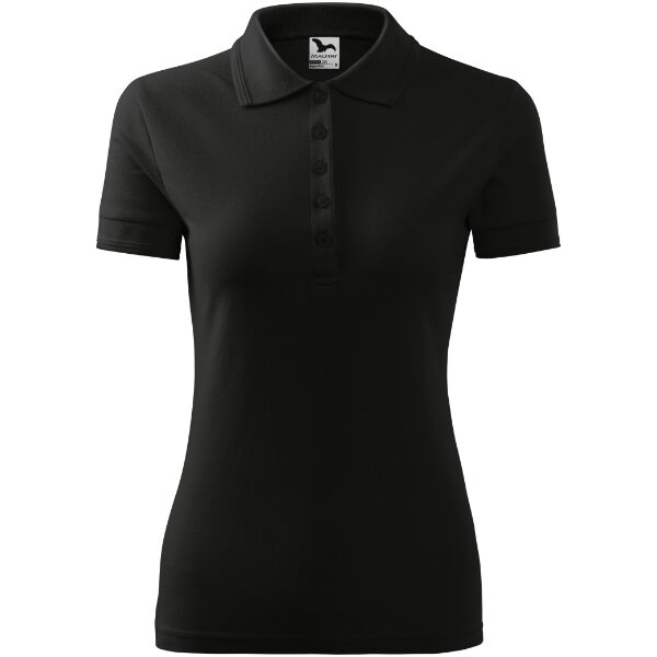 Tricou polo pentru damă - Pique Polo 210 - negru - MALFINI®