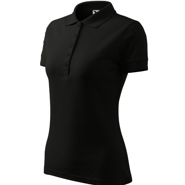 Tricou polo pentru damă - Pique Polo 210 - negru - MALFINI®
