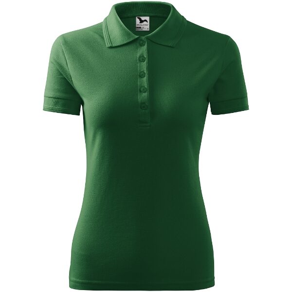 Tricou polo pentru damă - Pique Polo 210 - verde sticlă - MALFINI®