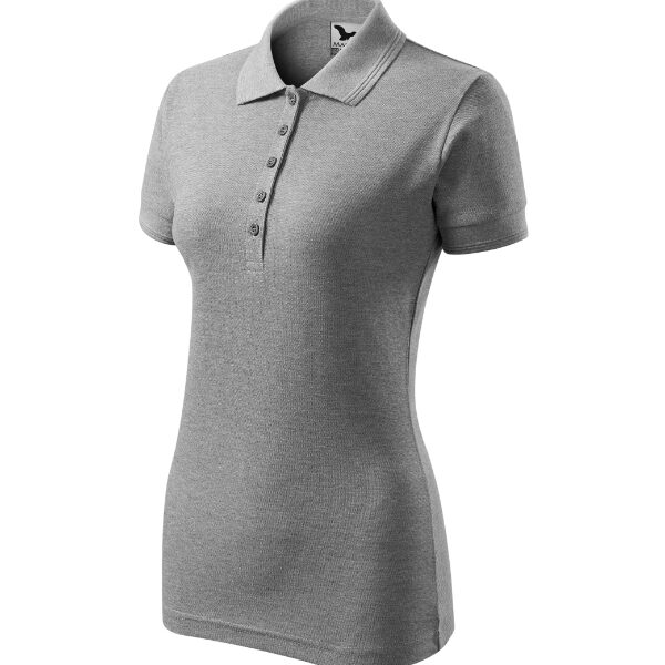 Tricou polo pentru damă - Pique Polo 210 - gri închis - MALFINI®
