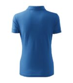 Tricou polo pentru damă - Pique Polo 210 - albastru azuriu - MALFINI®