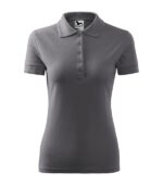 Tricou polo pentru damă - Pique Polo 210 - gri metalic - MALFINI®