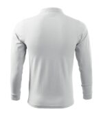 Tricou polo pentru bărbaţi - Single J. LS 211 - alb - MALFINI®