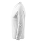 Tricou polo pentru bărbaţi - Single J. LS 211 - alb - MALFINI®