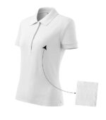 Tricou polo pentru damă - Cotton 213 - alb - MALFINI®