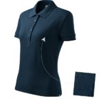 Tricou polo pentru damă - Cotton 213 - albastru marin - MALFINI®