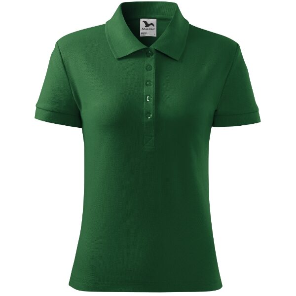 Tricou polo pentru damă - Cotton 213 - verde sticlă - MALFINI®
