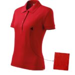 Tricou polo pentru damă - Cotton 213 - roşu - MALFINI®