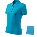 Tricou polo pentru damă - Cotton 213 - turcoaz - MALFINI®