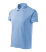 Tricou polo pentru bărbaţi - Cotton Heavy 215 - albastru deschis - MALFINI®