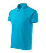 Tricou polo pentru bărbaţi - Cotton Heavy 215 - turcoaz - MALFINI®