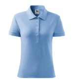Tricou polo pentru damă - Cotton Heavy 216 - albastru deschis - MALFINI®
