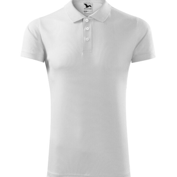 Tricou polo unisex - Victory 217 - alb - MALFINI®