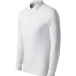 Tricou polo pentru bărbaţi - Pique Polo LS 221 - alb - MALFINI®