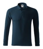 Tricou polo pentru bărbaţi - Pique Polo LS 221 - albastru marin - MALFINI®