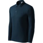 Tricou polo pentru bărbaţi - Pique Polo LS 221 - albastru marin - MALFINI®