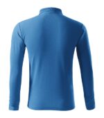 Tricou polo pentru bărbaţi - Pique Polo LS 221 - albastru azuriu - MALFINI®