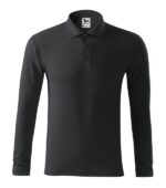 Tricou polo pentru bărbaţi - Pique Polo LS 221 - ebony gray - MALFINI®