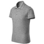 Tricou polo pentru copii - Pique Polo 222 - gri închis - MALFINI®