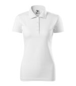 Tricou polo pentru damă - Single J. 223 - alb - MALFINI®