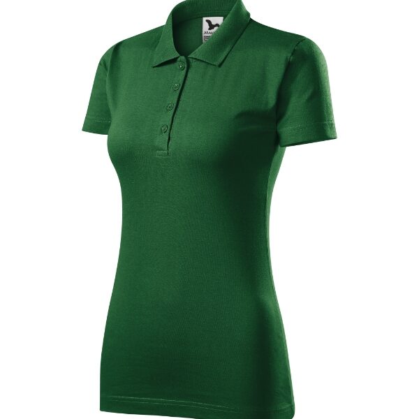 Tricou polo pentru damă - Single J. 223 - verde sticlă - MALFINI®
