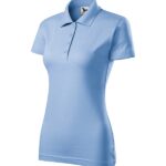 Tricou polo pentru damă - Single J. 223 - albastru deschis - MALFINI®