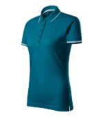 Tricou polo pentru damă - Perfection plain 253 - albastru petrol - MALFINI Premium®