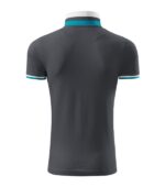 Tricou polo pentru bărbaţi - Collar Up 256 - antracit deschis - MALFINI Premium®