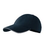 Şapcă unisex - Sandwich 6P 306 - albastru marin - MALFINI®