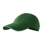 Şapcă unisex - Sandwich 6P 306 - verde sticlă - MALFINI®