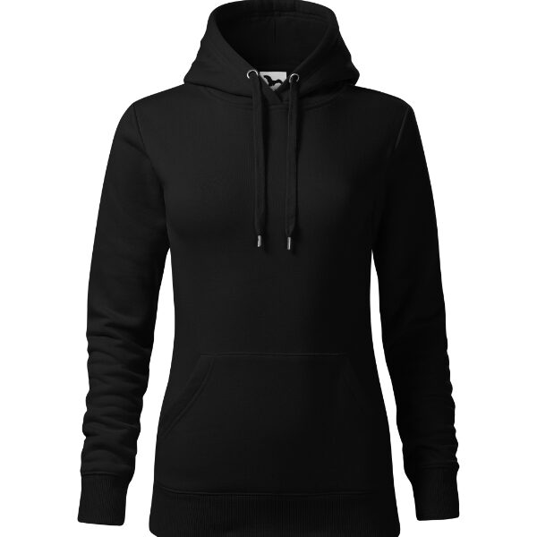 Hanorac pentru damă - Cape 414 - negru - MALFINI®