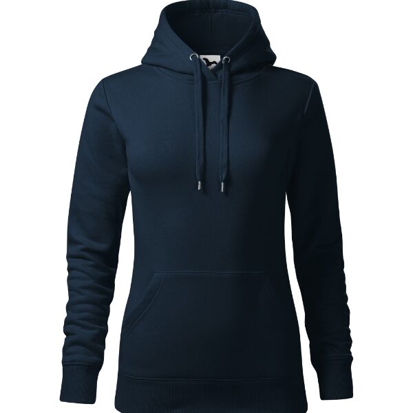 Hanorac pentru damă - Cape 414 - albastru marin - MALFINI®