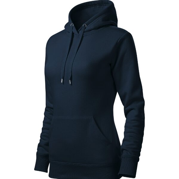 Hanorac pentru damă - Cape 414 - albastru marin - MALFINI®