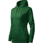 Hanorac pentru damă - Cape 414 - verde sticlă - MALFINI®