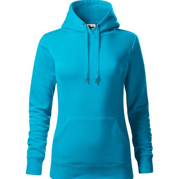 Hanorac pentru damă - Cape 414 - turcoaz - MALFINI®