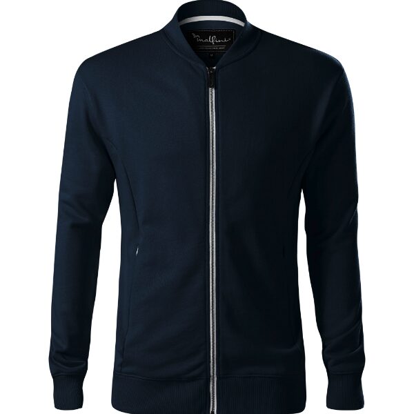 Hanorac pentru bărbaţi - Bomber 453 - albastru marin - MALFINI Premium®