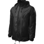 Jachetă de protecţie împotriva vântului unisex - Windy 524 - negru - MALFINI®